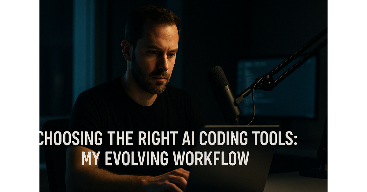 Choosing the Right AI Coding Tools: My Evolving Workflow