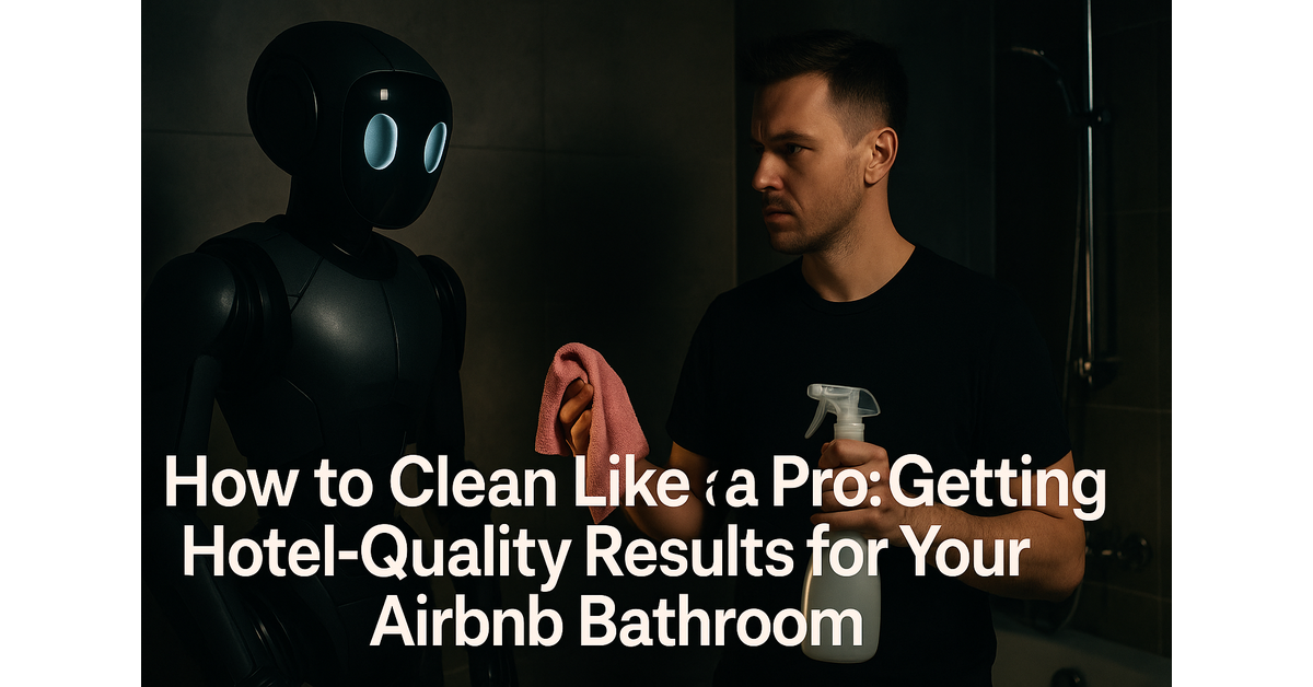 How to Clean Like a Pro: Getting Hotel-Quality Results for Your Airbnb Bathroom